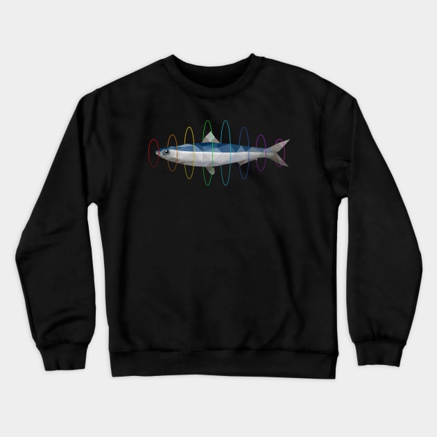 flying sardine Crewneck Sweatshirt by gazonula